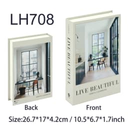 Aperol Cocktail Luxury Fake Books Decoration Coffee Table Decorative Books Club Villa Hotle Decoration Shooting Props Home Extra