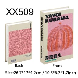 Aperol Cocktail Luxury Fake Books Decoration Coffee Table Decorative Books Club Villa Hotle Decoration Shooting Props Home Extra