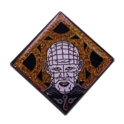 Horror Movie Hellraiser Enamel Pin Gothic Badge Men's Backpack Pin Brooch Denim Jacket Unique Accessory Jewelry Gift