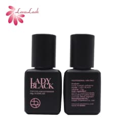 5/10ml Lady Black Eyelash Extension Glue Fast Drying False Lashes Graft Glue Over 6 Weeks Professional Makeup Tools 1 Bottle