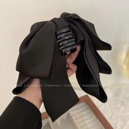 Hot Korean Big Size Bow Hair Clip Claw Clamp Women High Ponytail Barrettes Headwear Girls Women Hair Accessories