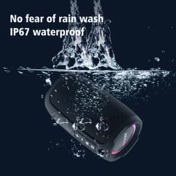 ZEALOT-S49 Portable Bluetooth Speaker 360 Stereo Sound 20W IPX6 Waterproof Wireless Bluetooth 5.2 Outdoor Speaker