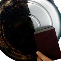 Magic Sponge Eraser Descaling Emery Cleaning Brush Silicon Carbide Descaling Cleaning Brush Stove Top Pot Kitchen Tools