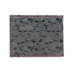 Skull Double Fold Wallet ,Versatile Credit Card Holder
