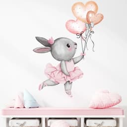 2PC Cartoon Cute Africa Animals Wall Stickers Elephant Giraffe Bear Fox Kids Room Kindergarten Home Decoration