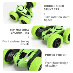 RC Stunt Car Children Double Sided Flip 2.4G Remote Control 360 Deree Rotation Off Road Drift RC Car Gifts