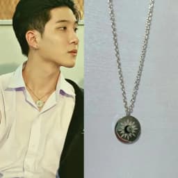Minimalist Eclipse Role Play Ayan Khaotung Moon Star Round Pendant Necklace Couple Street Niche Jewelry Accessories BirthdayGift