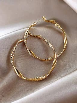Exquisite Silky Texture Design Earrings Elegant Shape Jewelry Holiday Party Gifts for Ladies