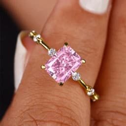 CAOSHI Fashion Lady Yellow Zirconia Ring Trendy Female Engagement Ceremony Jewelry Stylish Bridal Wedding Band Accessories Gift