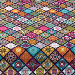 1 Bohemian patterned frosted bedsheet, bedroom printed bedspread, bedding (excluding pillowcases)