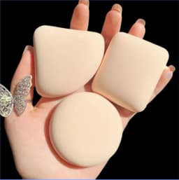 Dry Wet Usable Makeup Cosmetic Puff Sponge Cushion Puff for Foundation Powder Soft and Cute