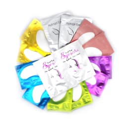 50/100 Pairs Patches for Building Hydrogel EyePads Eyelash Extension Paper Stickers Lint Free Under Eye Pads Makeup Supplies