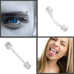 2Pcs/24Pcs Retainer Set Acrylic Clear Flexible Plastic 14G 16G 20G Belly Nose Tongue Lip Piercing Jewelry For Woman and Man