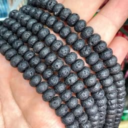 5x8MM Abacus Natural Chalcedony Aquamarine Tourmaline Ruby Quartz Stone Loose Spacer Bead for Jewelry Make Diy Bracelet Earrings