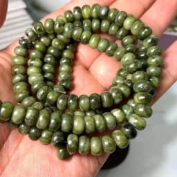 5x8MM Abacus Natural Chalcedony Aquamarine Tourmaline Ruby Quartz Stone Loose Spacer Bead for Jewelry Make Diy Bracelet Earrings