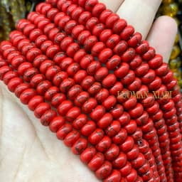 5x8MM Abacus Natural Chalcedony Aquamarine Tourmaline Ruby Quartz Stone Loose Spacer Bead for Jewelry Make Diy Bracelet Earrings