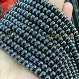 5x8MM Abacus Natural Chalcedony Aquamarine Tourmaline Ruby Quartz Stone Loose Spacer Bead for Jewelry Make Diy Bracelet Earrings