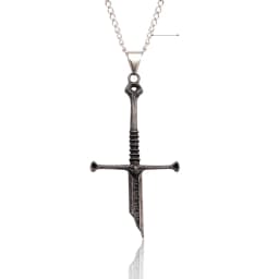 Lord of the Narsil Broken Sword Pins Brooch Movie Aragorn Sword Metal Badge Brooch for Women Men Lapel Pin Jewelry