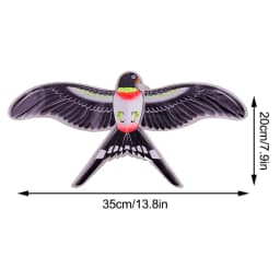 Children Kite Toy Cartoon Eagle Foldable Mini Plastic Toys Kite Hand Brake Fishing Rod Butterflies For Kids Outdoor Toy For Fun