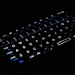 Rii K06 Mini Bluetooth Keyboard,Backlit 2.4GHz Wireless Keyboard with IR Learning Touchpad Android TV Box, Mac, Laptop, Windows