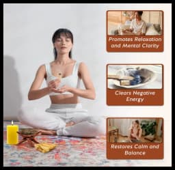 Palo Santo Natural Incense Sticks High Oil Content for Indoor Aromatherapy Refreshing Breath Meditation 10pcs