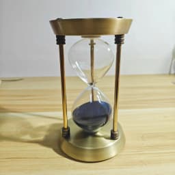 Living Room Metal Three Pillar Timer Ornament Mini Luxury Desktop Decoration Hourglass Countdown Bedroom Hardware Hourglass