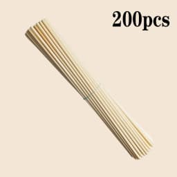 50/100/200pcs Fiber Reed Diffuser Sticks Set 3mm 8inch Aromatherapy Diffuser Sticks for Bedroom Office Air Freshener Fragrance