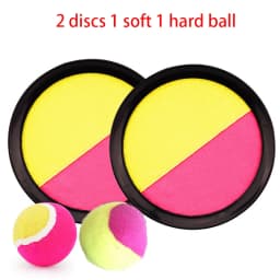1Set Kids Sucker Sticky Ball Toy Outdoor Sports Catch Ball Game Set Throw And Catch Parent-Child Interactive Outdoor Toys