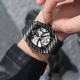 Fully Automatic Skeleton Mechanical Watch, Fashionable Personality, Luxury Hot Men's Watch, Casual Business Watch