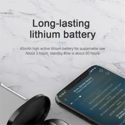 A6S Wireless Bluetooth Earphones Touch Control Sport Headset LED Display Stereo Sound For Mobile Phones