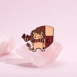 4pcs Personalized Creative Small Animal Cute Shield Badge Pendant Metal Badge Cartoon Clothing Accessories