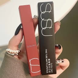 Matte Velvet Thin Tube Lipstick Lasting Waterproof Resistant to Fading Smooth Application, Lip Gloss Lip Balm for Autum&Winter