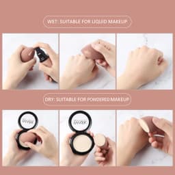 IMAGIC Makeup Sponge 10 Pcs Wet And Dry Puff Professional Soft Makeup Puff Sponge Ultra-High Quality Bigger Combination Packages