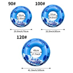 Double Balloon Inflatable Swimming Ring,Beach toys Pool Floaties for Adults,Swim Inner Tube for Pool
