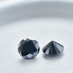 0.5-5ct Rare Black Color Moissanite Loose Stones VVS1 Excellent Cut 5-14mm Moissanite Lab Diamonds Stone
