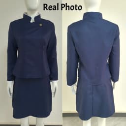 Jujutsu Kaisen Maki Zenin Cosplay Costume Maki Zenin Glasses Wig Top Skirts Full Set Maki Halloween  Party Uniform for Women Men