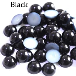 2/3/4/5/6/8/10/12/14mm Imitation Pearl ABS Plastic Half Round Loose Bead for DIY Jewelry Making Accessories Nail Art Crafts