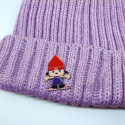 Red Hat Dog Rapper Enamel Pin Game PaRappa Brooch Badge Clothes Hat Backpack Decoration Jewelry Accessories