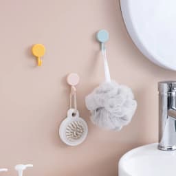 10Pcs Self Adhesive Wall Hook Strong Without Drilling Coat Bag Bathroom Door Kitchen Towel Hanger Hooks Home Storage Accessories