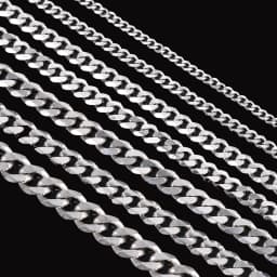1 Piece Size 3.6mm-9mm Men's Necklace Stainless Steel Cuban Link Chain Bracelet Necklace Steel Color Male Jewelry