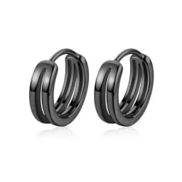 Small Ring Hoop Earrings for Men Women Fashion Vintage Filigree Earrings Silver Color Jewelry Beautiful Gifts