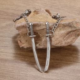 Small Ring Hoop Earrings for Men Women Fashion Vintage Filigree Earrings Silver Color Jewelry Beautiful Gifts