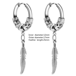 Small Ring Hoop Earrings for Men Women Fashion Vintage Filigree Earrings Silver Color Jewelry Beautiful Gifts