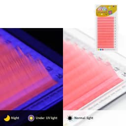 GAHAMACA Colorful Individual Eyelashes C/D/L/LU Individual Colored UV Lashes 0.07/0.10mm 8-14mm False Lashes Wholesale Supplies