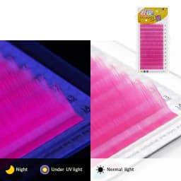 GAHAMACA Colorful Individual Eyelashes C/D/L/LU Individual Colored UV Lashes 0.07/0.10mm 8-14mm False Lashes Wholesale Supplies