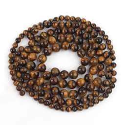 Natural Stone Multicolor Tiger Eye Round Loose Mineral Beads For Jewelry Making DIY Bracelet Accessories 15'' 4 6 8 10 12mm