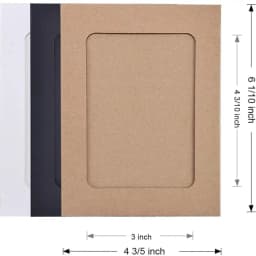 10pcs Combination Paper Frame with Clips Diy 7inch Picture Frames Hanging Wall Photos Album for Display Party Decoration Home