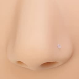 10-100PCS 20G Clear Bioflex Nose Bone Ring Stud Retainer for Women Acrylic Nostril Piercing Pin Body Jewelry 2mm Flat & Ball Top
