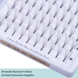 MDNG Eyelashes Premade Wide Fans 3d/4d/5d/6d/ Short Stem Russian Volume Professional Eyelash Extensions Faux Mink
