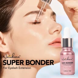 NATUHANA Professional Eyelash Extension Glue 0.3S 0.5S 1S 2S Fast Drying Black Clear Lash Adhesive Non-Irritating Strong Hold